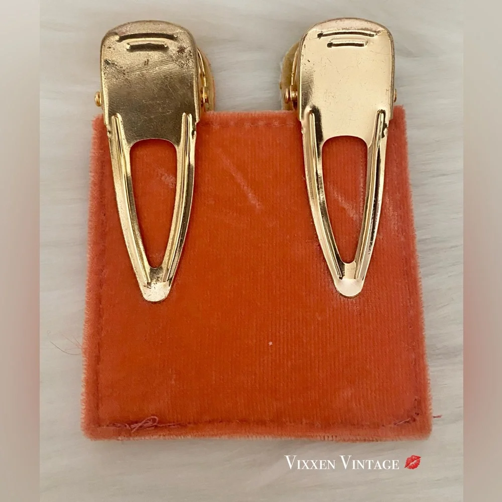 FREE PEOPLE CHUNKY BEADED ART DECO STYLE HAIR CLIP SET - Picture 5 of 5